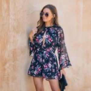 Romper with a classy cut out